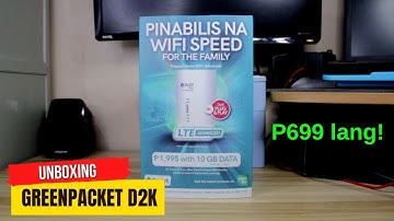 GreenPacket D2K-FT10 unboxing | LTE-Advance | Sulit na ba sa halagang P699?