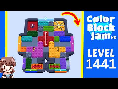 Color Block Jam Level 1441 walkthrough video preview