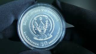 Обзор серии серебряных инвестиционных монет Морская цнция, Руанда. Редкие монеты.