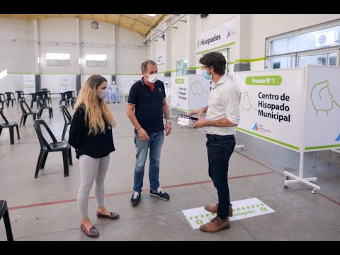 Juan Andreotti presentó un nuevo Centro de Hisopado Municipal en el Polideportivo Nº6