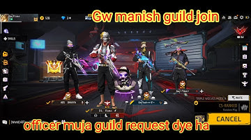 HOW TO JOIN V BAGE guild Gw manish kya guild officer muja request dyea ha