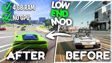 How To Install Low End Graphics Mod In GTA 5 🔥 - No FPS Drop [ Best Low End Graphics Mod For GTA 5 ]