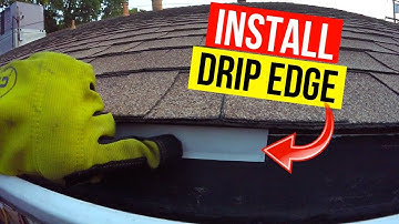 How To Properly Install Drip Edge on your Roof -Jonny DIY
