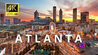 Atlanta, Georgia, USA 🇺🇸 in 4K ULTRA HD 60FPS Video by Drone