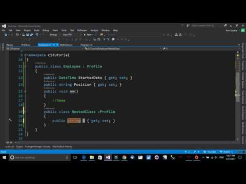 C# Programming Tutorial - Nested Types