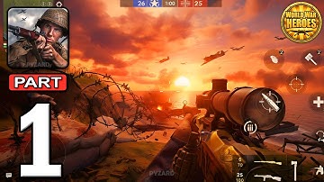 World War Heroes - Gameplay Walkthrough Part 1 - WW2 Shooter Game (Android, iOS)