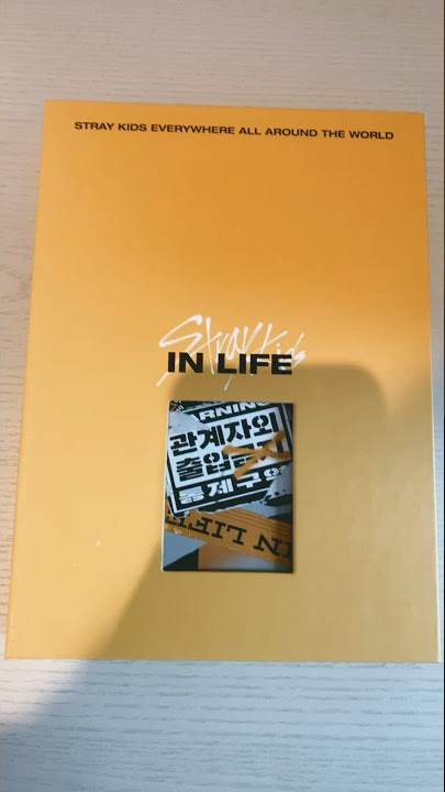 In Life Album Opening || #straykids #skz #kpop #kpopalbumunboxing #shorts #yt #fyp #fypシ #album