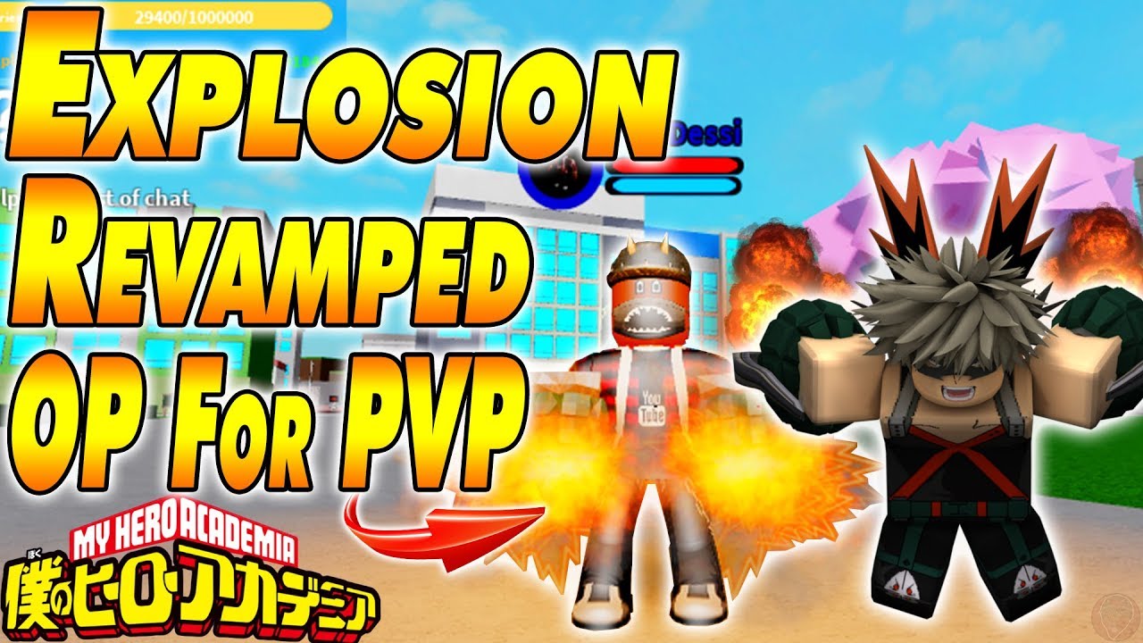 New Explosion Revamp Is Op For Pvp Boku No Roblox Remastered Youtube - explosion boku no roblox code