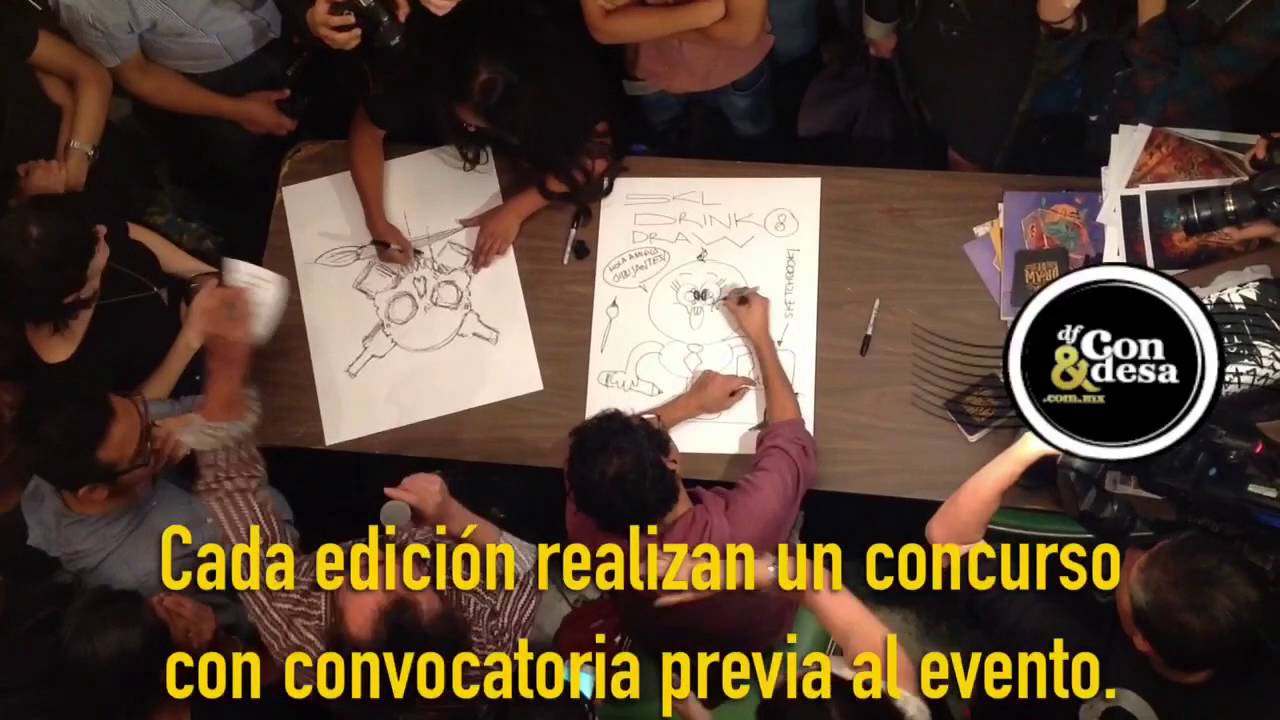 Drink and Draw primer aniversario dfCondesa