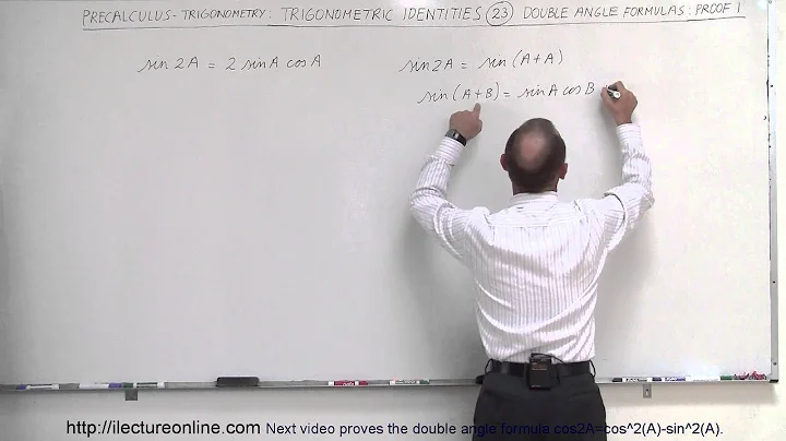 PreCalculus - Trigonometry: Trig Identities (23 of 57) Double Angle Formula Proved: Sine