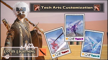 PSO2NGS: Lotus Lightning [🤺KATANA/ BRAVER🤺] - Tech Arts Customization