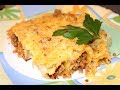 КАННЕЛЛОНИ С МЯСНОЙ НАЧИНКОЙ ПОД СОУСОМ БЕШАМЕЛЬ. CANNELLONI RIPIENI DI CARNE MACINATA