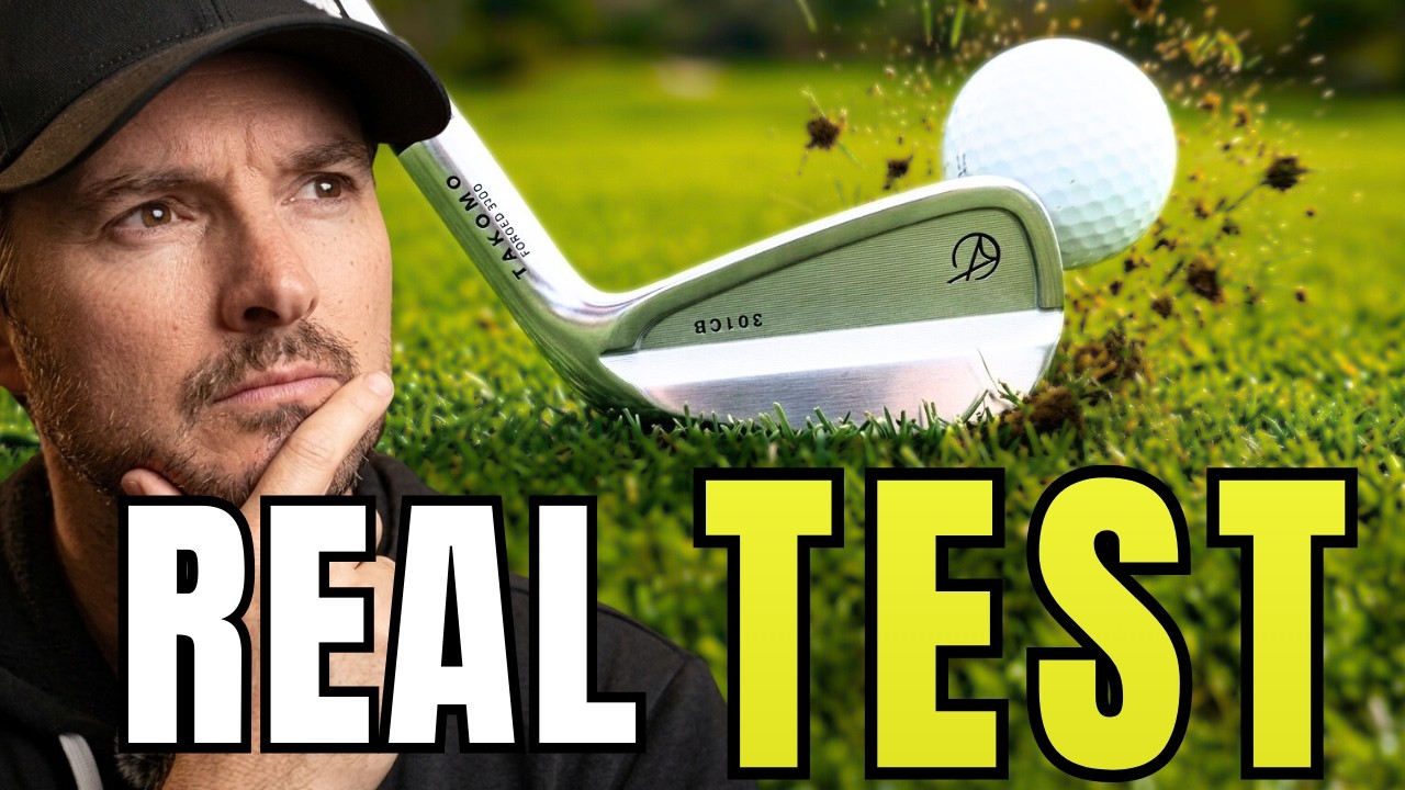 First EVER Hits With My New Takomo Irons… REAL Grass Test