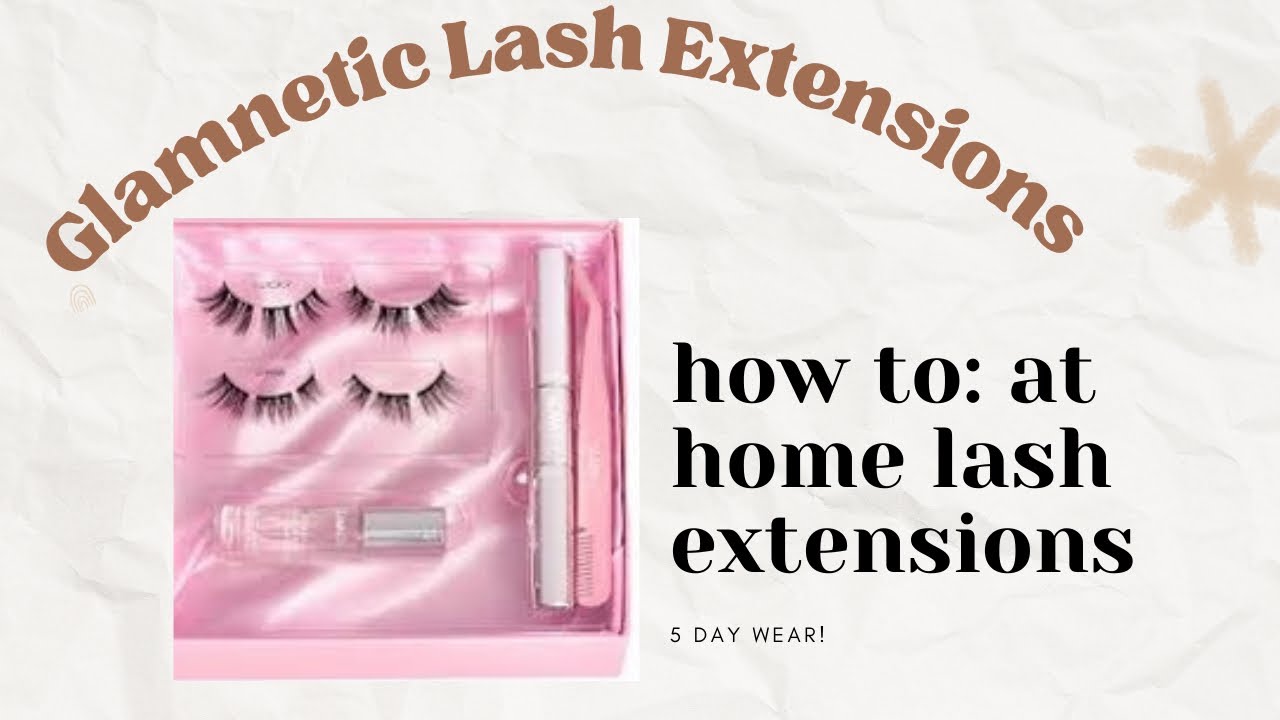 easy at home eyelash extensions tutorial 2023 - YouTube