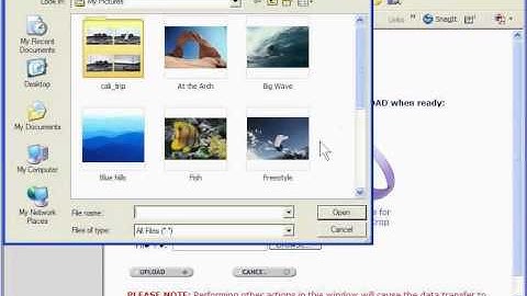 Seagate Internet Drive - How To Upload a File/Files To Your Internet Drive
