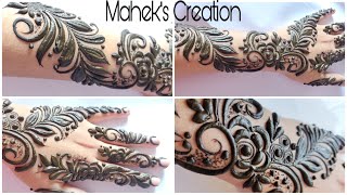 Ramzan Eid Special Henna design #30 | 2020 | Omani Style Thick Mehndi Design | Mahek's Creation Ramzan Eid Special Henna design #30 | 2020 | Omani Style Thick Mehndi Design | Mahek's Creation