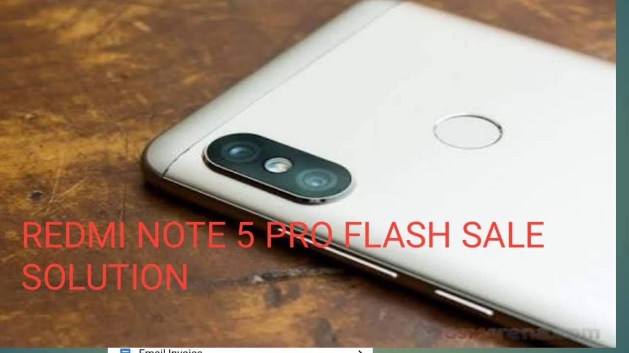 Redmi Note 5 pro flash sale solution