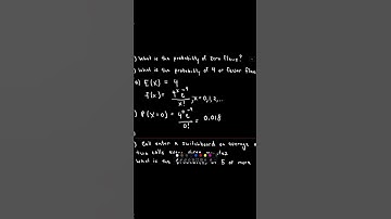 The Poisson Distribution: Basic Example #1, Find Distribution #maths #poisson #statistics #science
