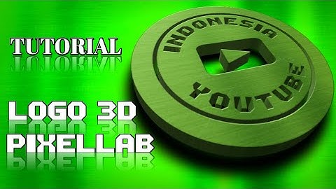 CARA BIKIN LOGO 3D PIXELLAB | tutorial logo 3d android