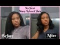 How to Get Silky Bouncy Curls Overnight | No Heat | Relaxed Hair