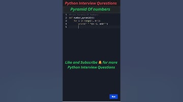 🔢 Print a Number Pyramid in Python | Step-by-Step Guide for Beginners 🚀 #viralvideo #viralshorts