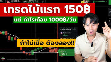 IQ Option : เริ่มเทรดแค่ 150฿ แต่ทำกำไรวันละพัน!! (ลองให้ดูจริง)