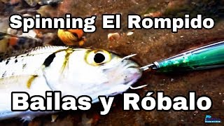Pesca Spinning en el rompido ROBALO y BAILAS