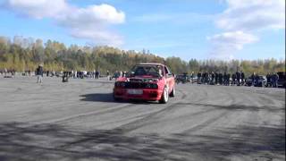 2x e30 340 v8 DRIFT DAY in Grzybów 16.X.2011