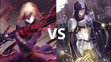 [FGO] Artoria Pendragon (Alter) vs Arthur Pendragon (Prototype)