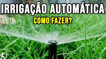 COMO FAZER IRRIGAÇÃO AUTOMÁTICA PARA JARDIM RESIDENCIAL COM BOMBA E ASPERSORES POP UP SPRAY