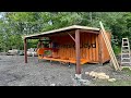 Shipping Container Sawmill Shed Build Part 2