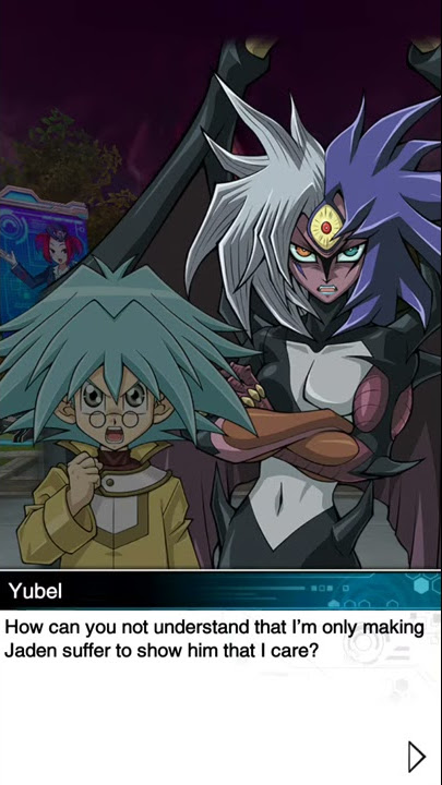 Duel Links - Syrus and Yubel Conversation