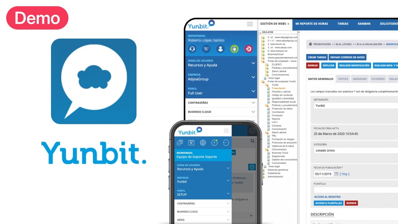 Demo de Yunbit: Un ERP Business Cloud 360 para la Gestión Empresarial Integral