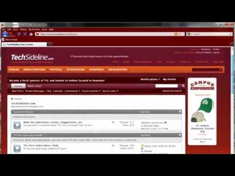 A Tour Of The New TechSideline.com Message Boards