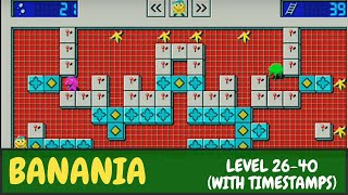 Banania 1992 Game | Levels 26-40 with Timestamps | #strictlygaming #banana1992 screenshot 3