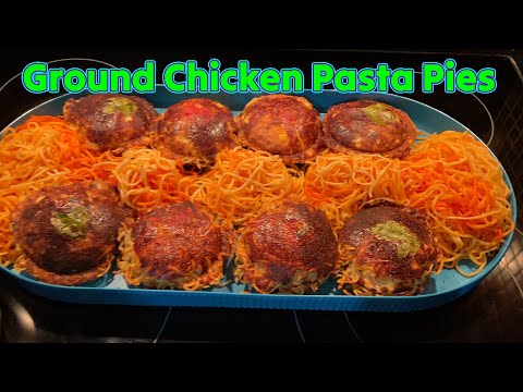 Mini Ground Chicken Pasta Pies in Breville Pie Maker 🟡 Cooking Gizmos