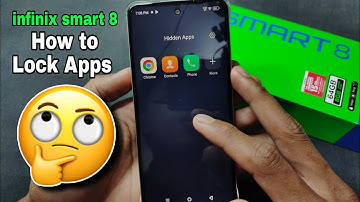 How to lock apps on Infinix Smart 8 cellphone | 100% WORK
