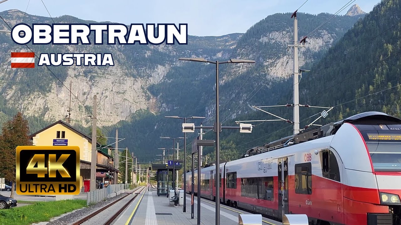 Obertraun, Austria - Walking tour [4K video]
