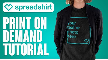 Spreadshirt Tutorial | How to Use Spreadshirt Print on Demand For Beginners