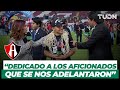 "A los aficionados que se nos adelantaron", Aldo Rocha dedica título de Atlas | TUDN