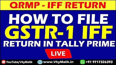 How to File Invoice Furnishing Facility (IFF) in GST | GST IFF Return Filing Process in Hindi