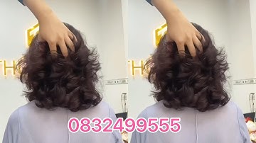 Uốn cứng hóa cho tóc bạc nhuộm đen