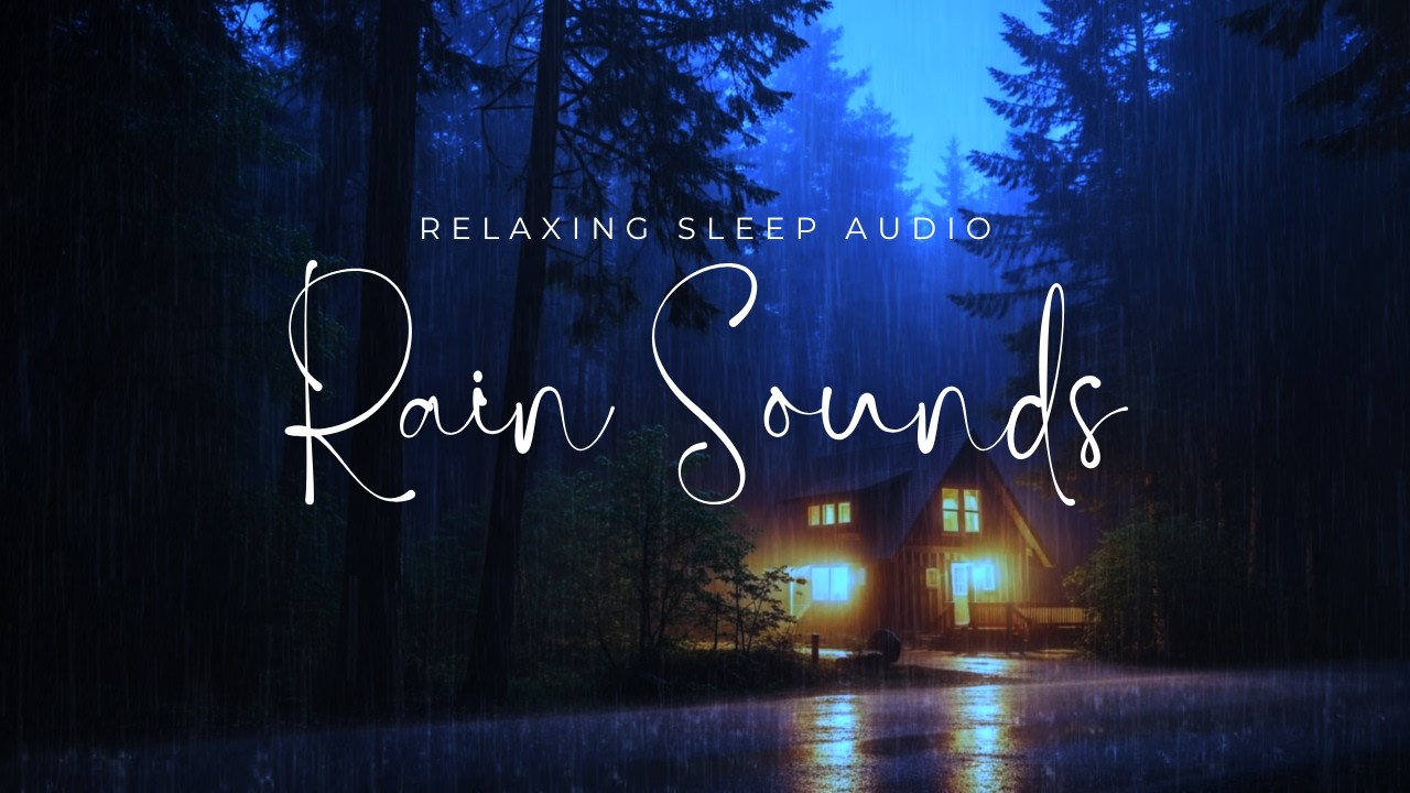 Rain Sounds For Sleeping: Cozy Cabin Ambience & Heavy Rainstorm - YouTube