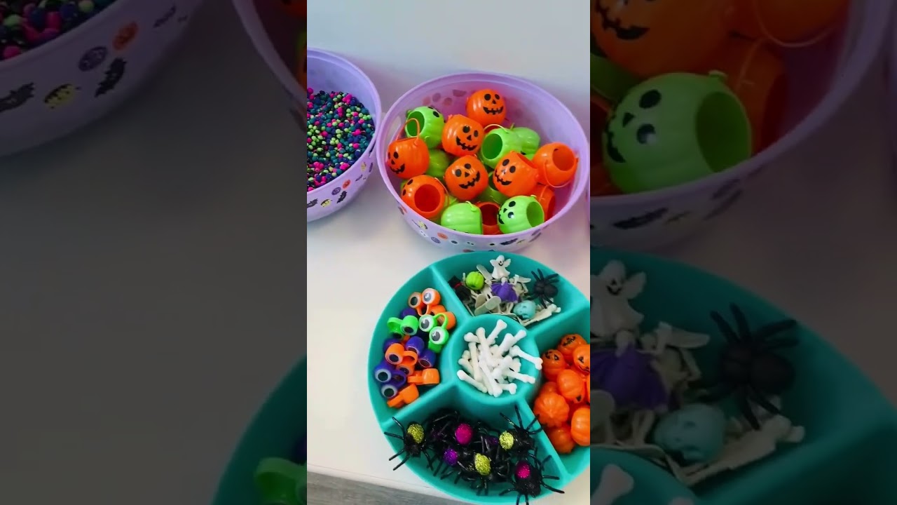 Sensory bins! 💜🧡🩷💚 