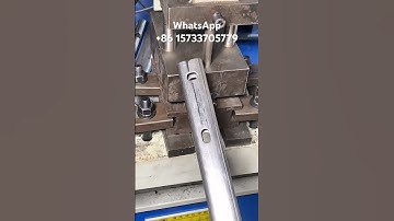 Elliptical pipe punching machine made in China #factory #machine