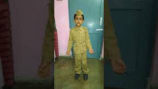 FANCY DRESS| Subhash Chandra Bose Role| Independence Day Activities| Grade -1| Republic Day Speech|