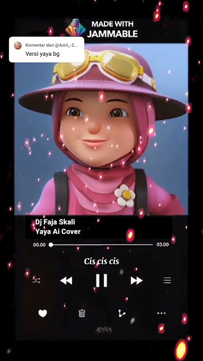 Lirik Lagu Dj Faja Skali Cover Yaya 🤓😱 #djfajasekali #fajasekali #yayaaicover #yaya #yayaboboiboy