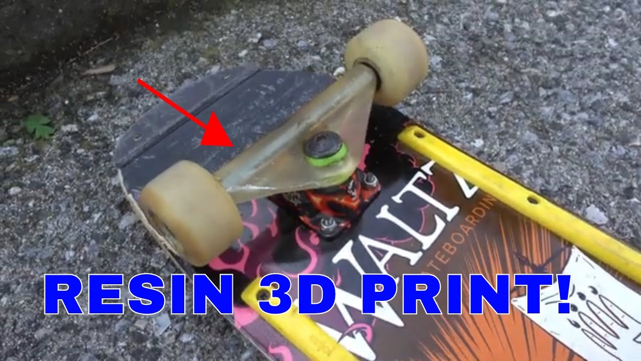 RESIN Skateboard Trucks 3D printed MAYER MAKES YouTube