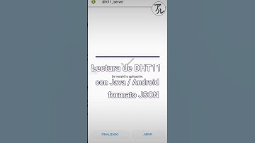 Lectura de DHT11 con Java Android y ESP8266 en MicroPython