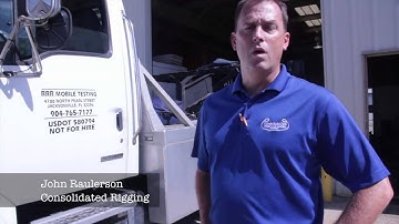 Consolidated Rigging’s Mobile Load Testing Bed